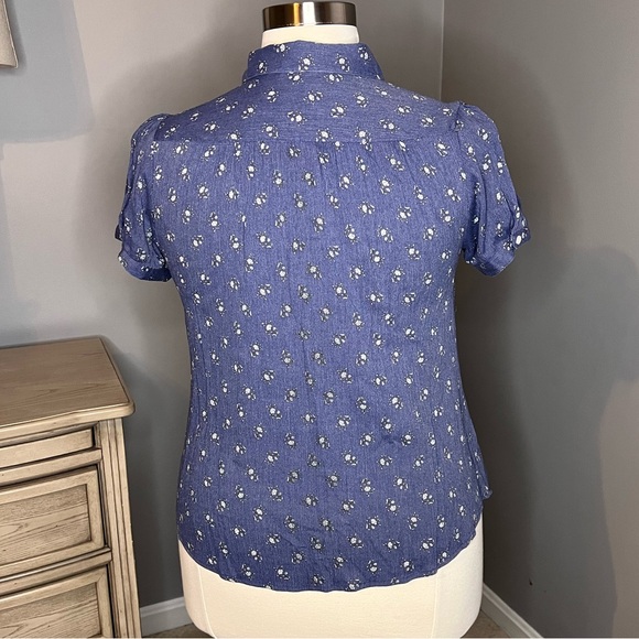 ModCloth Breezy Peasy Button-Up Top in 1X - Picture 4 of 7